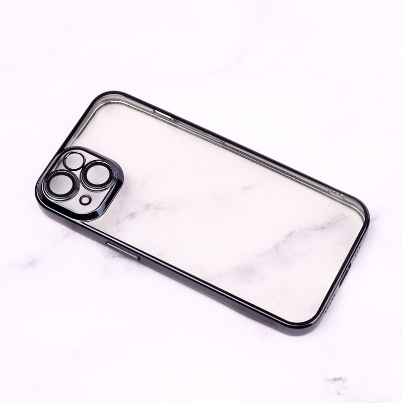 قاب شفاف ژله ای رنگی محافظ لنزدار iPhone 14