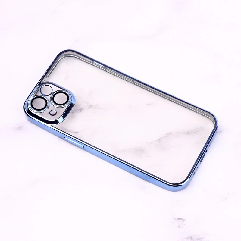 قاب شفاف ژله ای رنگی محافظ لنزدار iPhone 14