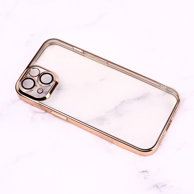 قاب شفاف ژله ای رنگی محافظ لنزدار iPhone 14