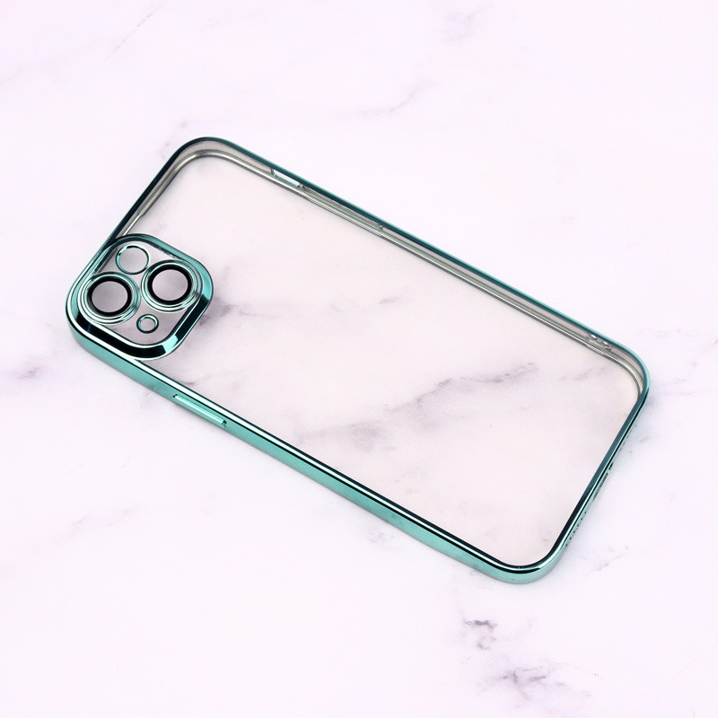 قاب شفاف ژله ای رنگی محافظ لنزدار iPhone 14 Plus