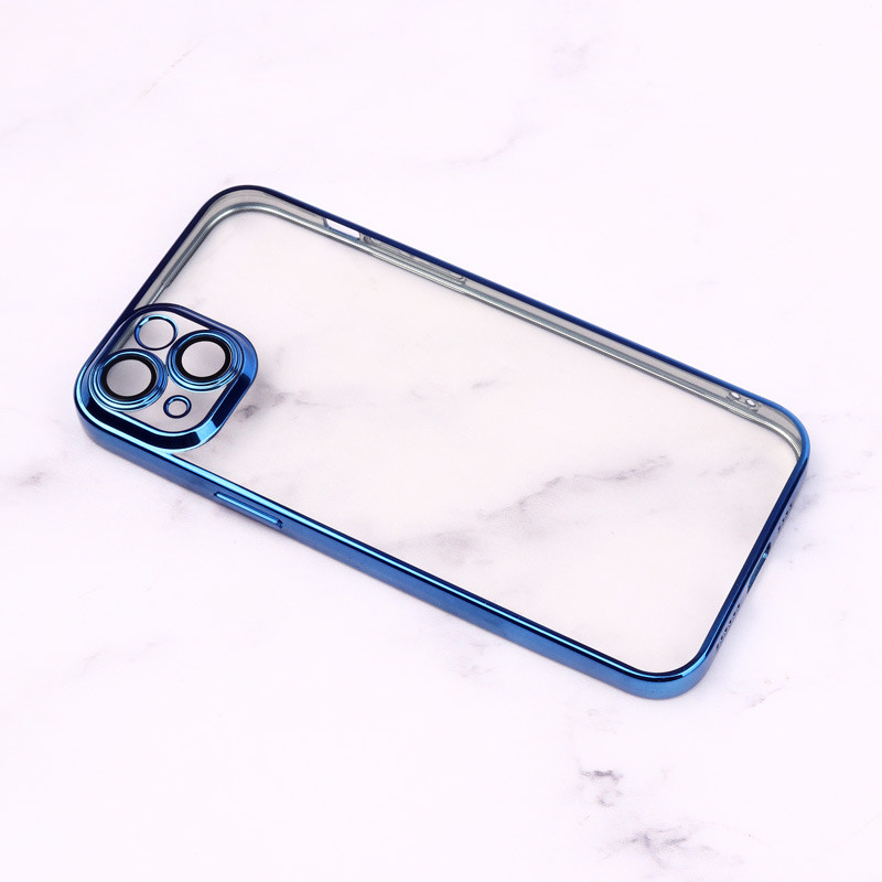 قاب شفاف ژله ای رنگی محافظ لنزدار iPhone 14 Plus