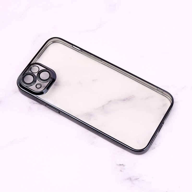 قاب شفاف ژله ای رنگی محافظ لنزدار iPhone 14 Plus