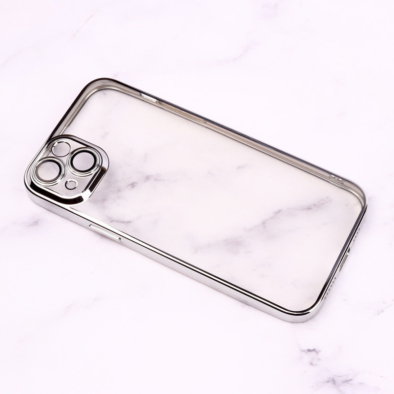 قاب شفاف ژله ای رنگی محافظ لنزدار iPhone 14 Plus