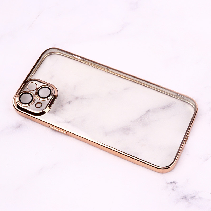 قاب شفاف ژله ای رنگی محافظ لنزدار iPhone 14 Plus