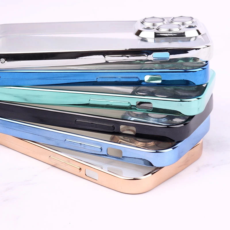 قاب شفاف ژله ای رنگی محافظ لنزدار iPhone 14 Pro