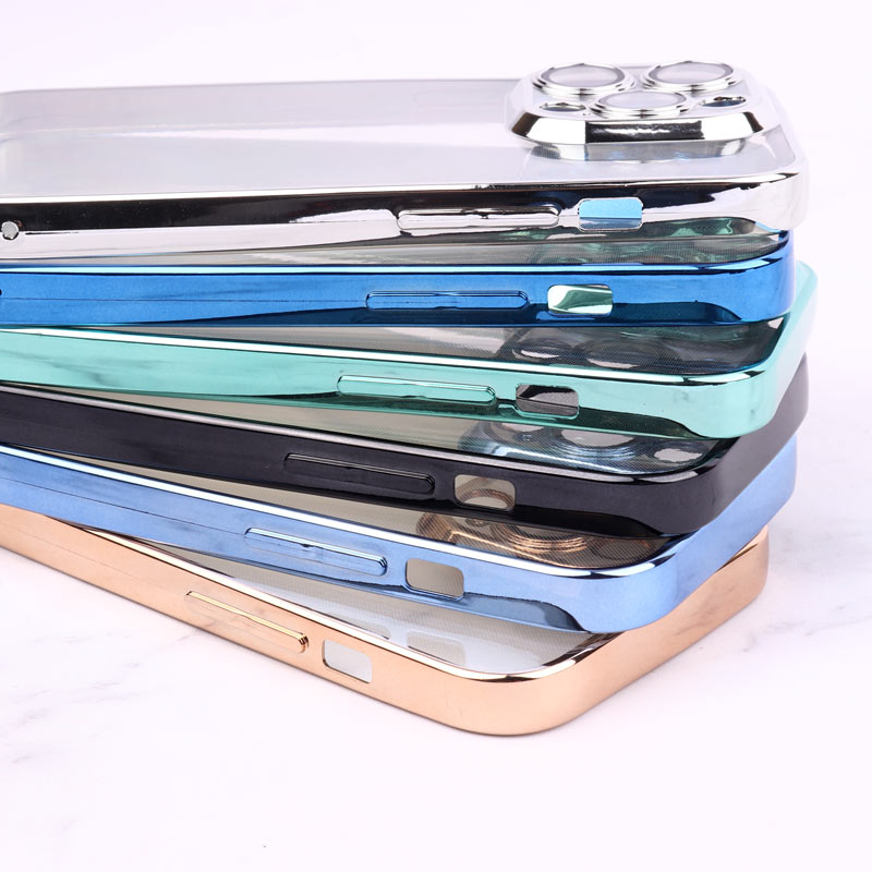 قاب شفاف ژله ای رنگی محافظ لنزدار iPhone 14 Pro