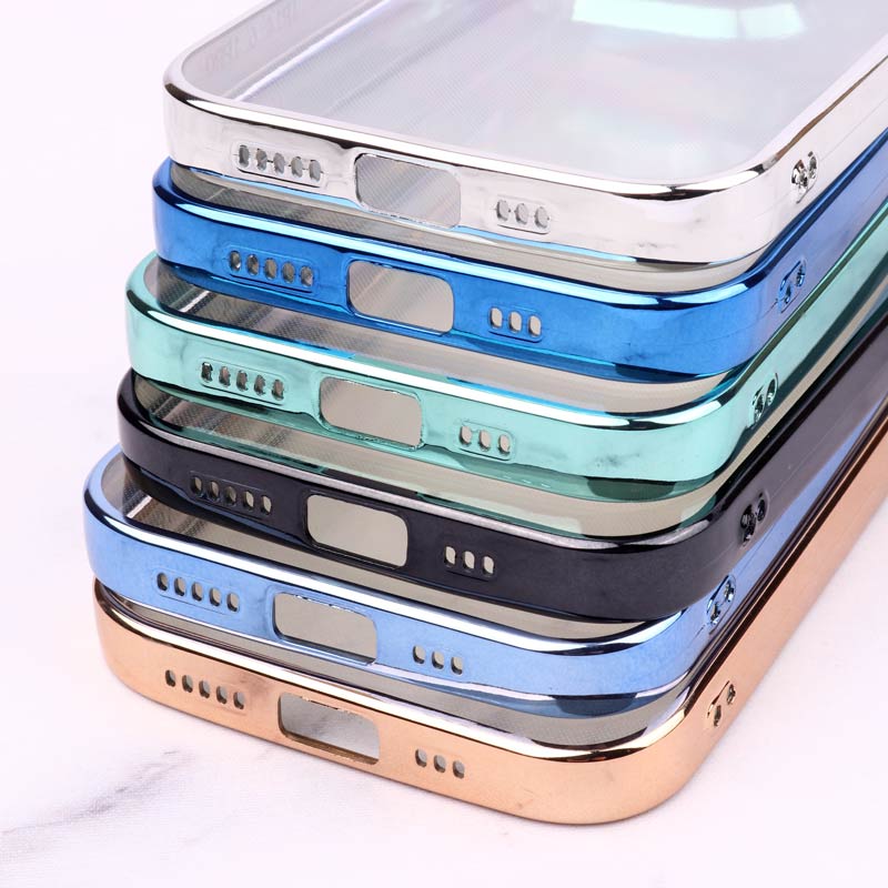 قاب شفاف ژله ای رنگی محافظ لنزدار iPhone 14 Pro