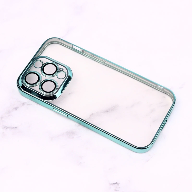 قاب شفاف ژله ای رنگی محافظ لنزدار iPhone 14 Pro
