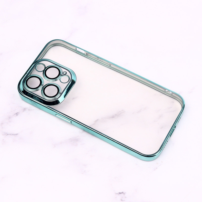 قاب شفاف ژله ای رنگی محافظ لنزدار iPhone 14 Pro