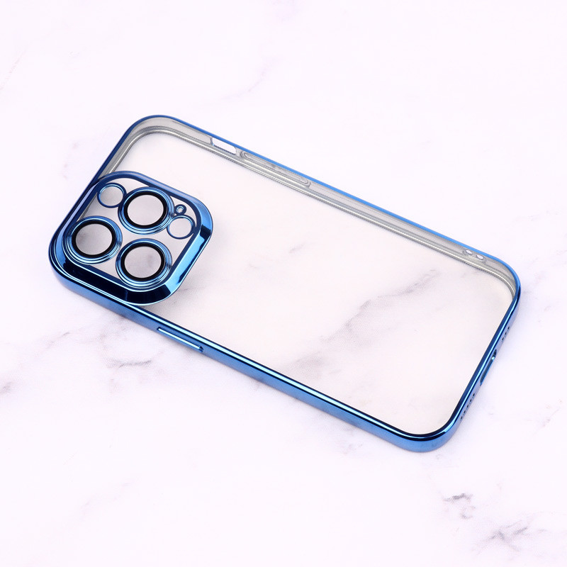 قاب شفاف ژله ای رنگی محافظ لنزدار iPhone 14 Pro