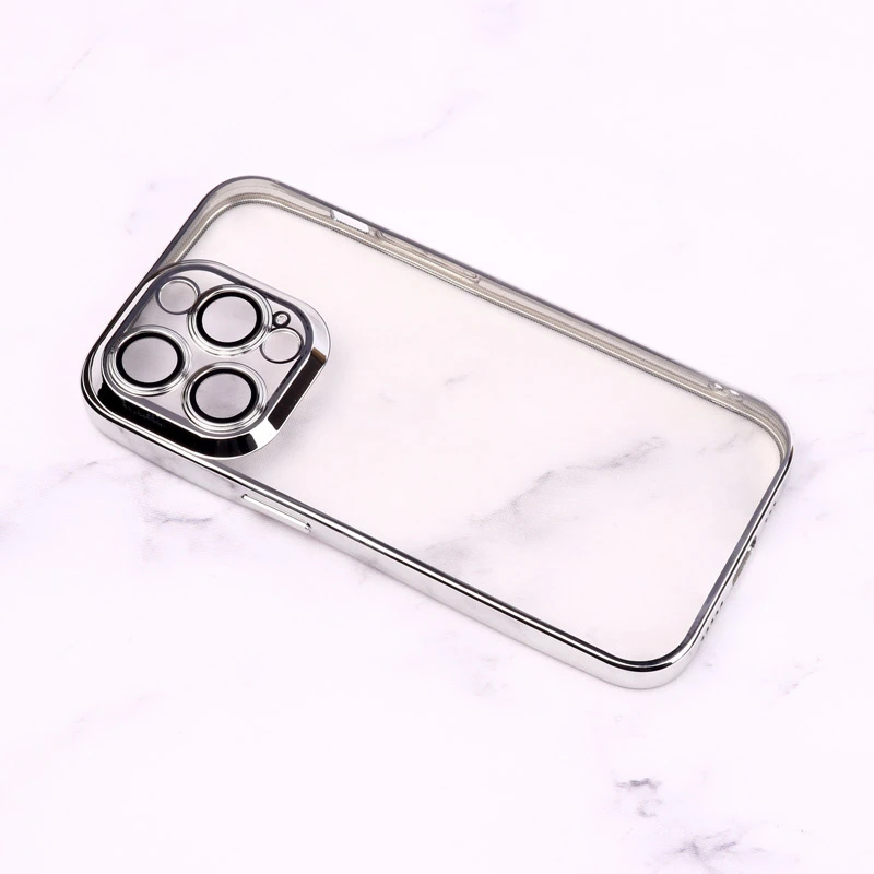 قاب شفاف ژله ای رنگی محافظ لنزدار iPhone 14 Pro