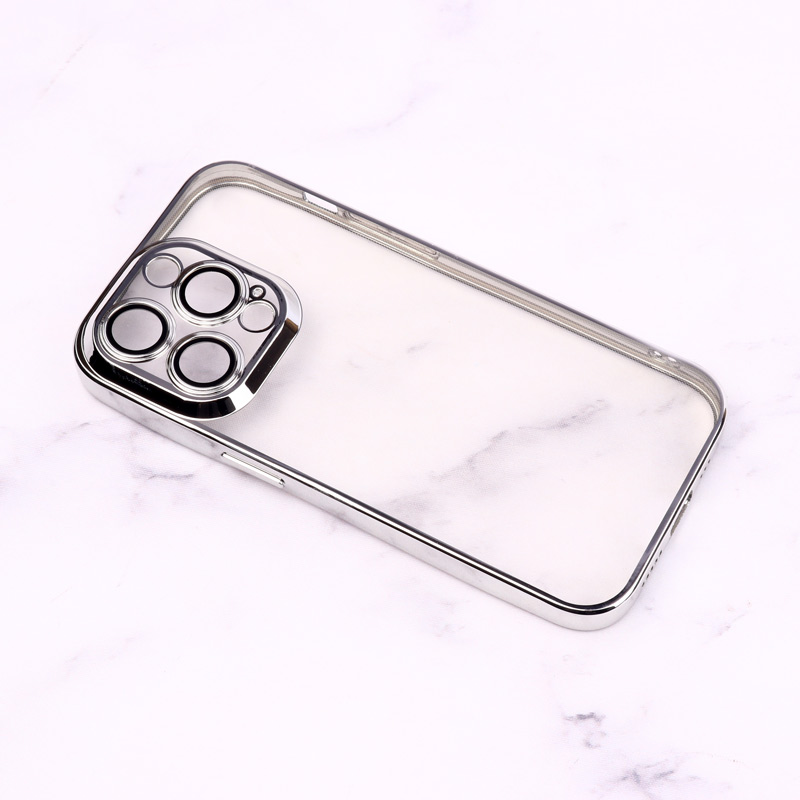 قاب شفاف ژله ای رنگی محافظ لنزدار iPhone 14 Pro