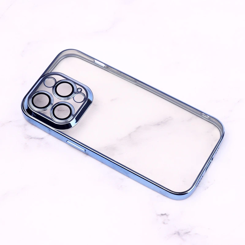 قاب شفاف ژله ای رنگی محافظ لنزدار iPhone 14 Pro