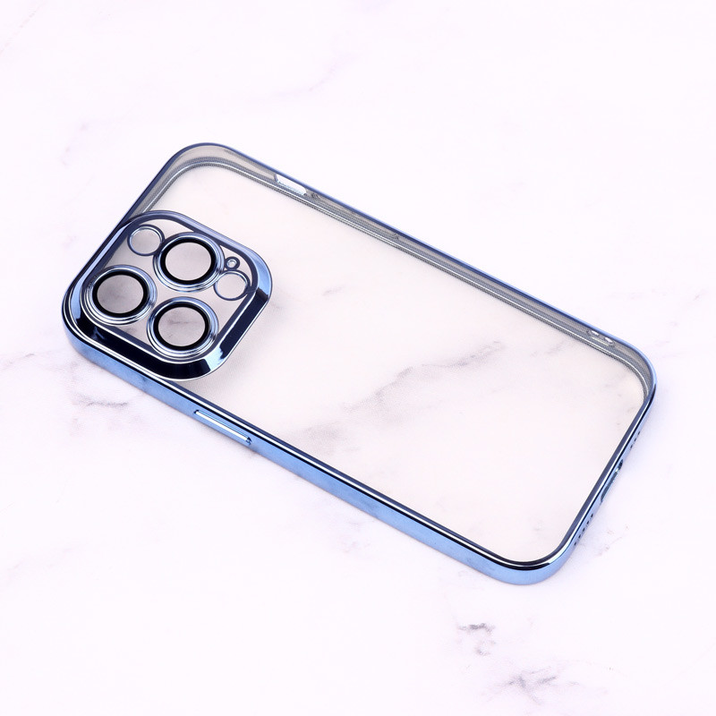 قاب شفاف ژله ای رنگی محافظ لنزدار iPhone 14 Pro