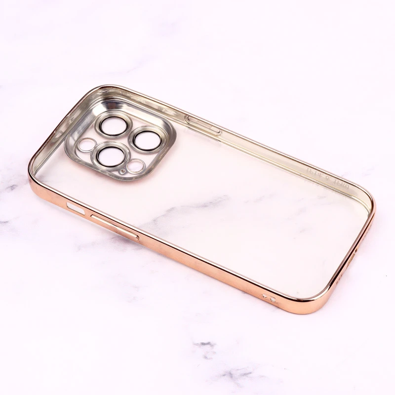 قاب شفاف ژله ای رنگی محافظ لنزدار iPhone 14 Pro