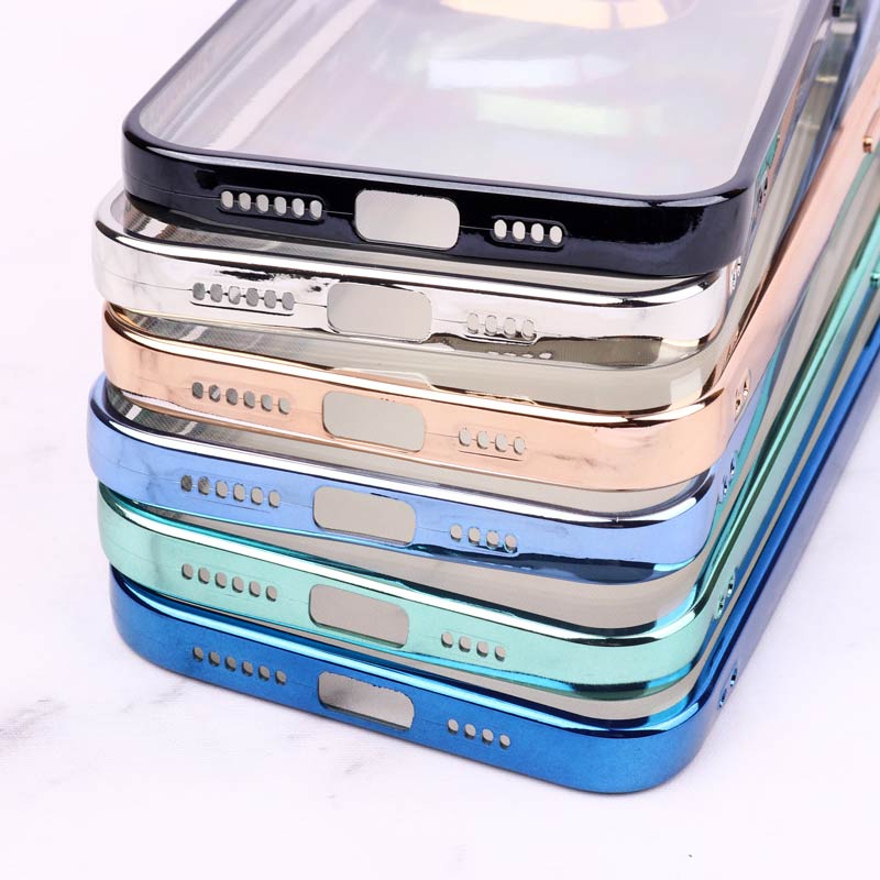 قاب شفاف ژله ای رنگی محافظ لنزدار iPhone 14 Pro Max
