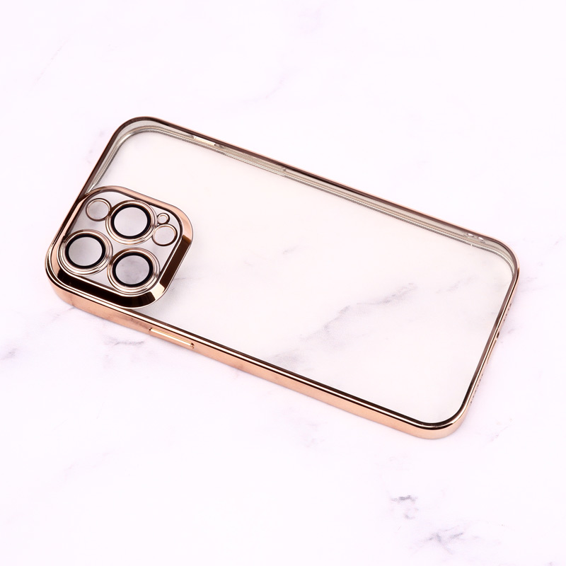 قاب شفاف ژله ای رنگی محافظ لنزدار iPhone 14 Pro Max