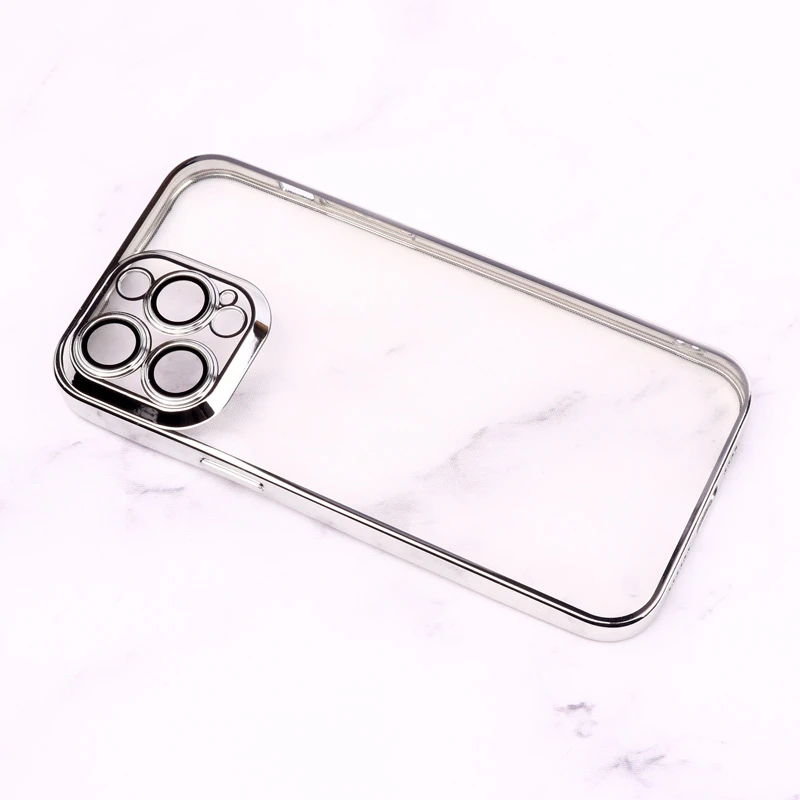 قاب شفاف ژله ای رنگی محافظ لنزدار iPhone 14 Pro Max
