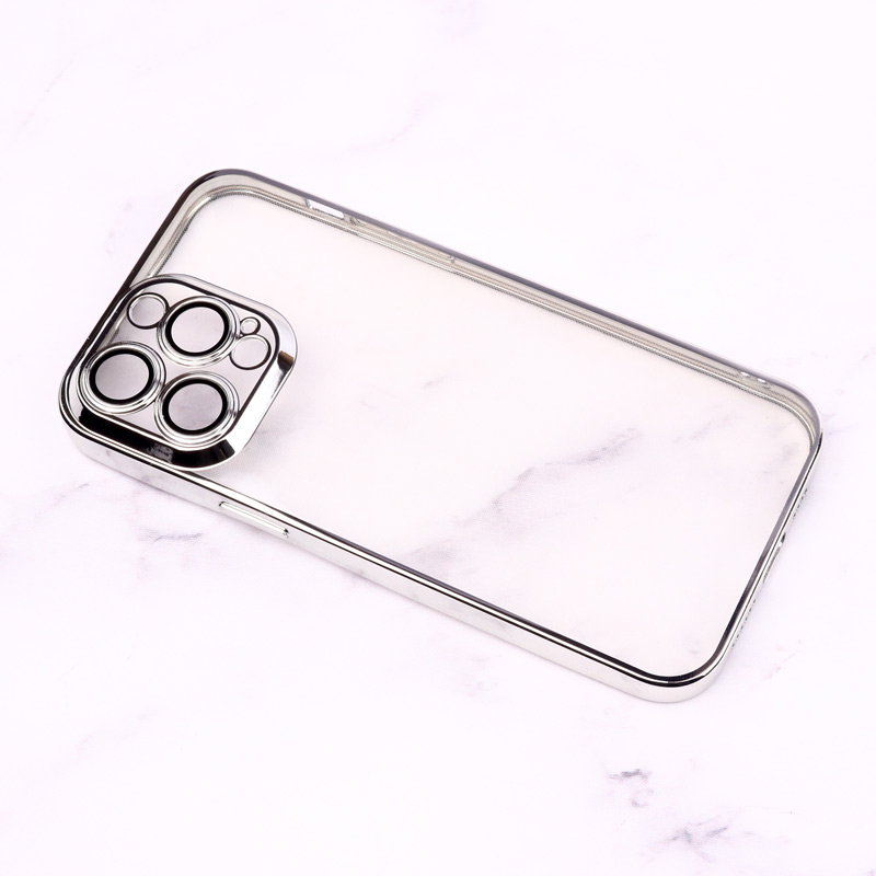 قاب شفاف ژله ای رنگی محافظ لنزدار iPhone 14 Pro Max