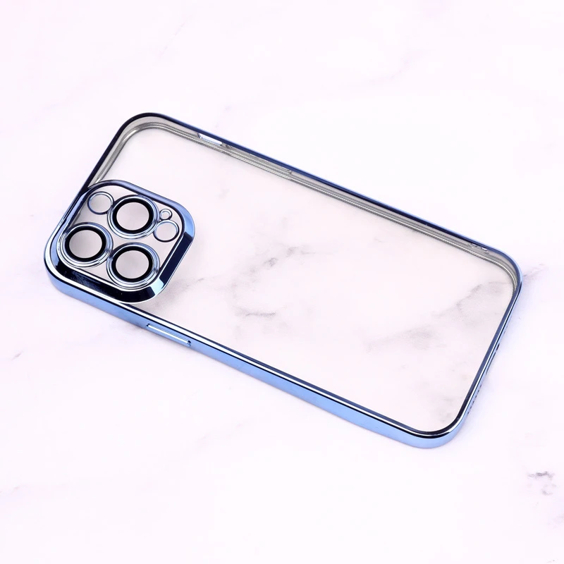 قاب شفاف ژله ای رنگی محافظ لنزدار iPhone 14 Pro Max
