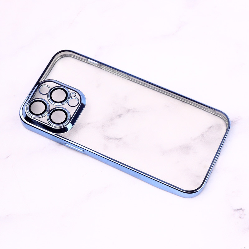 قاب شفاف ژله ای رنگی محافظ لنزدار iPhone 14 Pro Max