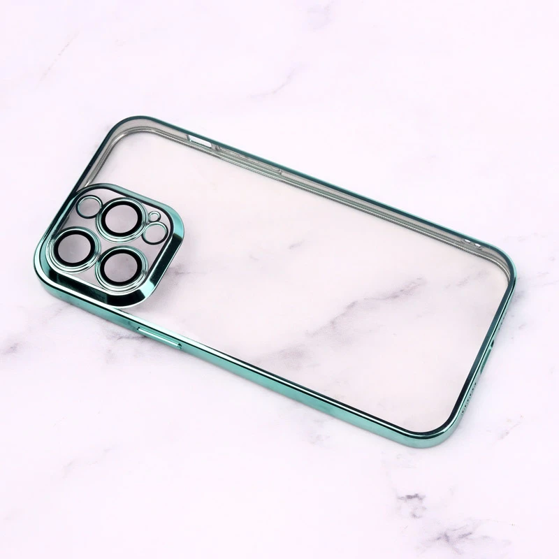 قاب شفاف ژله ای رنگی محافظ لنزدار iPhone 14 Pro Max