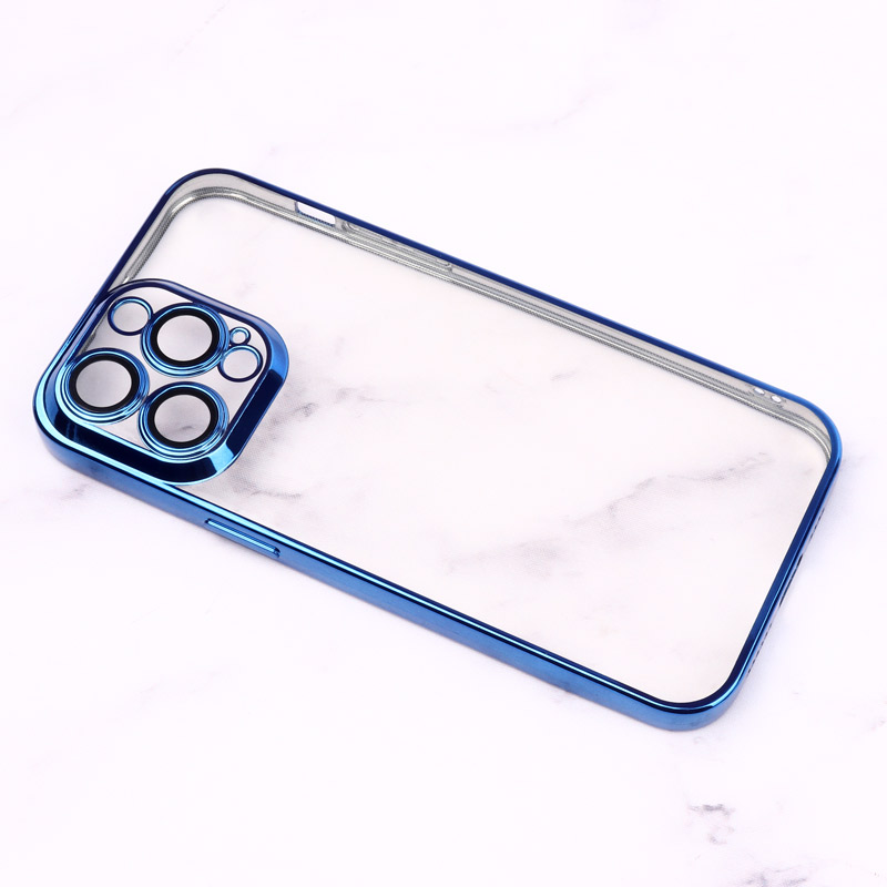 قاب شفاف ژله ای رنگی محافظ لنزدار iPhone 14 Pro Max