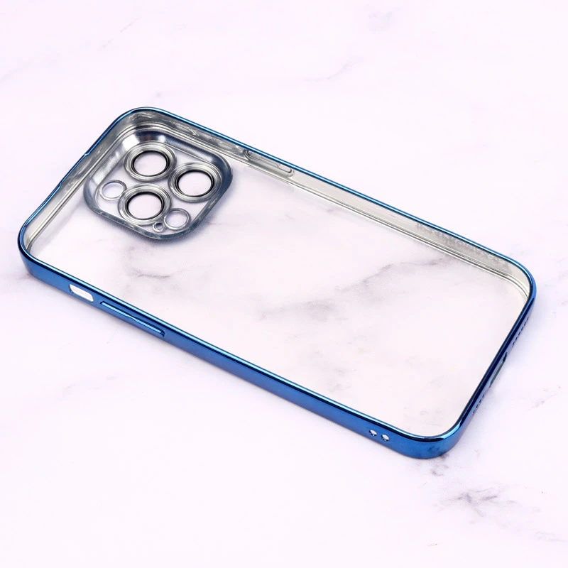 قاب شفاف ژله ای رنگی محافظ لنزدار iPhone 14 Pro Max