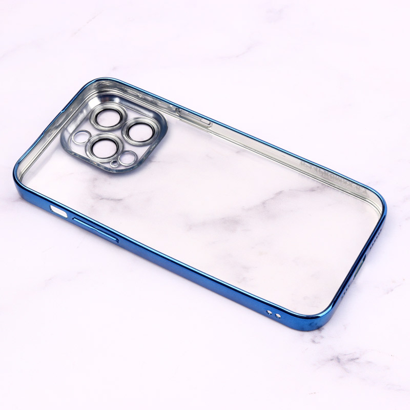 قاب شفاف ژله ای رنگی محافظ لنزدار iPhone 14 Pro Max