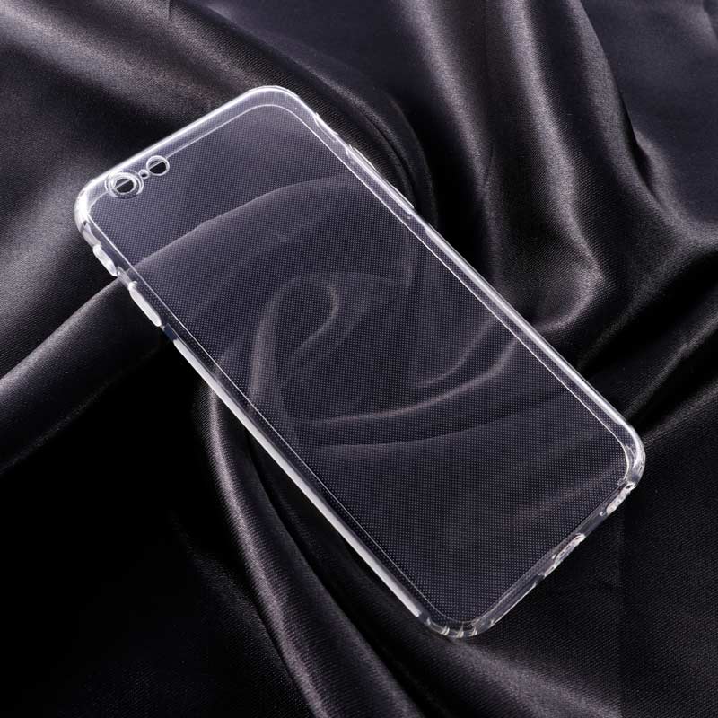 قاب ژله ای ساده بی رنگ محافظ لنزدار iPhone 6 / 6s