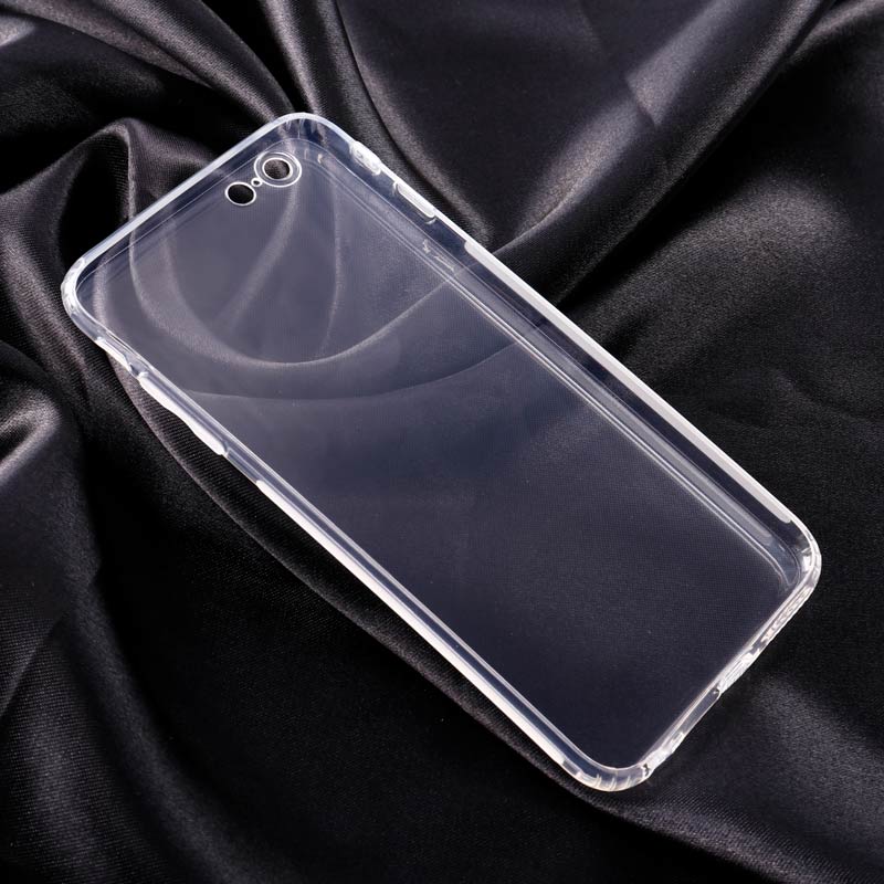 قاب ژله ای ساده بی رنگ محافظ لنزدار iPhone 6 Plus / 6s Plus
