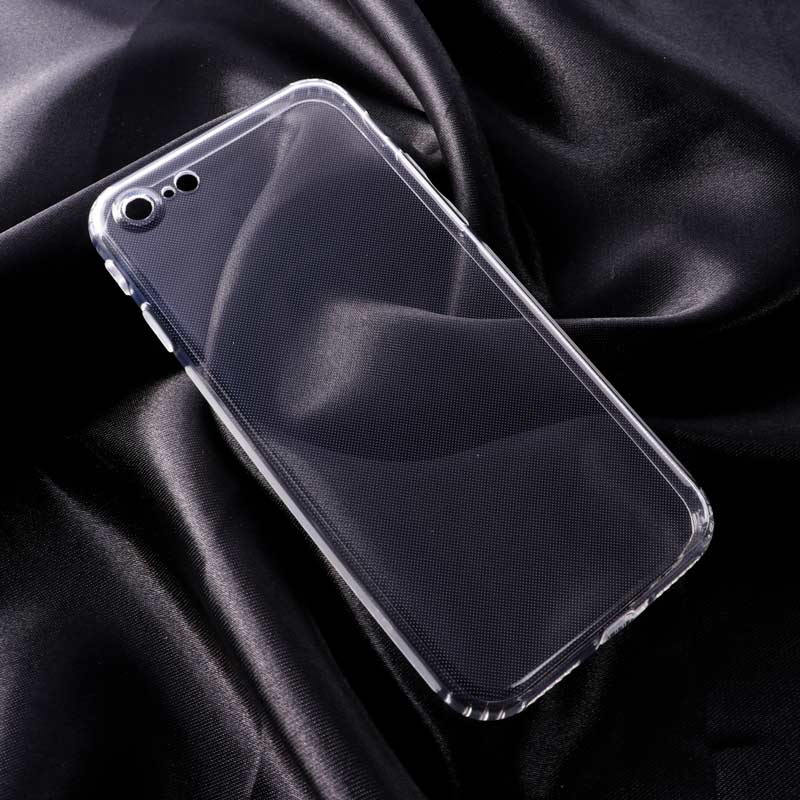قاب ژله ای ساده بی رنگ محافظ لنزدار iPhone 7 / 8 / SE 2020