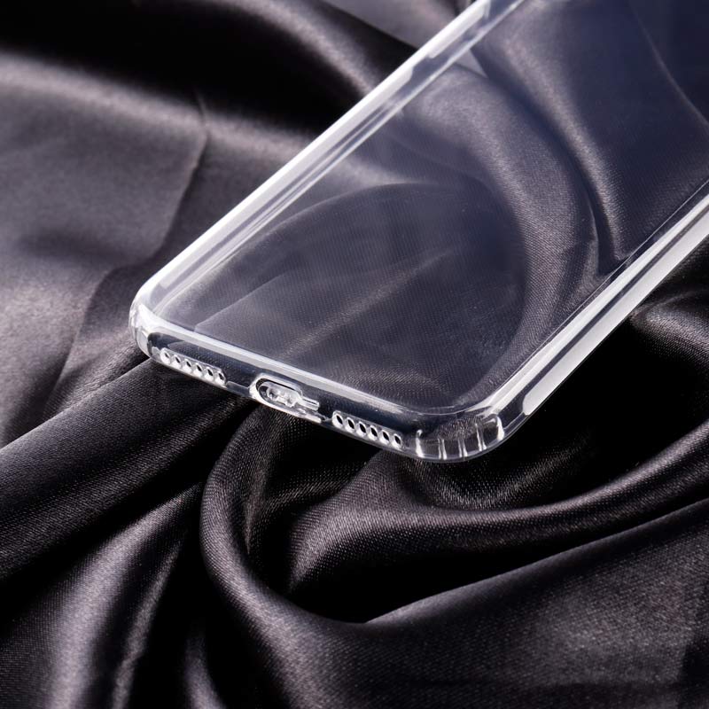 قاب ژله ای ساده بی رنگ محافظ لنزدار iPhone X