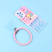 قاب عروسکی برجسته خرگوش محافظ لنزدار + بند آویز Samsung Galaxy A53 5G