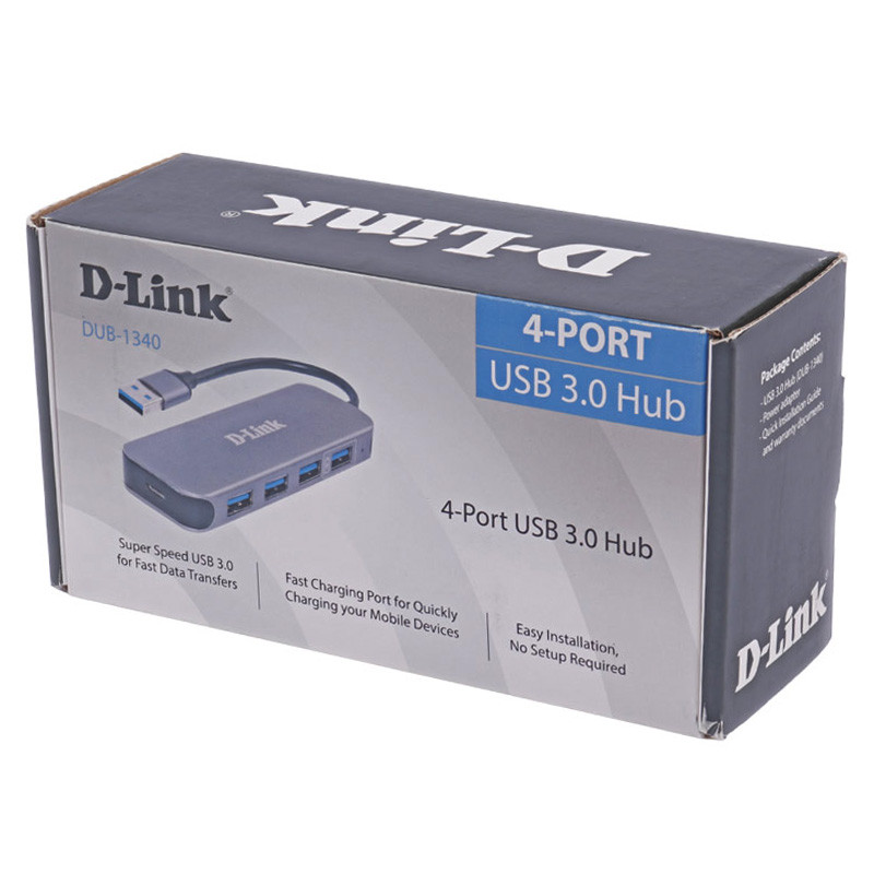 هاب 4 پورت USB3.0 دی لینک DUB-1340