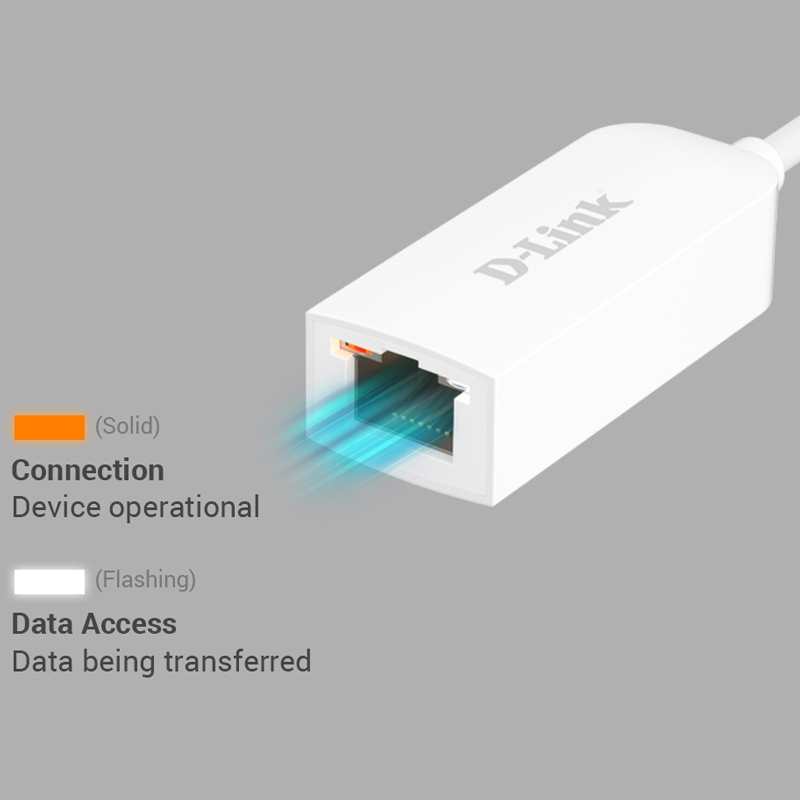 کابل تبدیل شبکه D-Link DUB-E250 Type-C To LAN