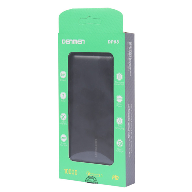 پاور بانک فست شارژ 10000 دنمن Denmen DP08 20W QC3.0 PD