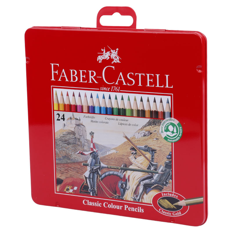 مداد رنگی 24 رنگ فابر کاستل Faber-Castell 115845