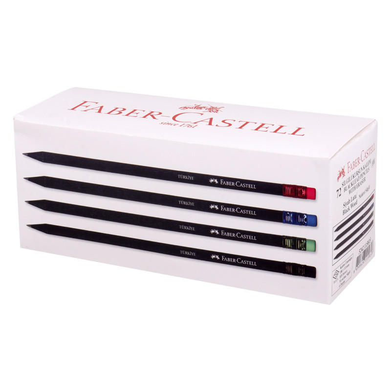 مداد مشکی فابر کاستل Faber-Castell بسته 72 عددی