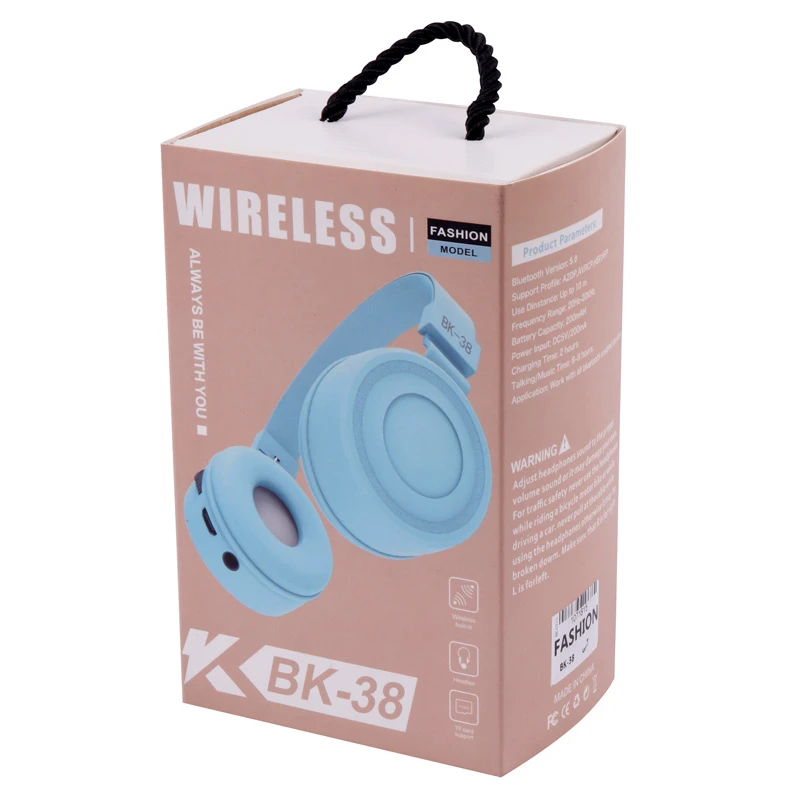 هدفون بلوتوثی رم خور Fashion BK-38