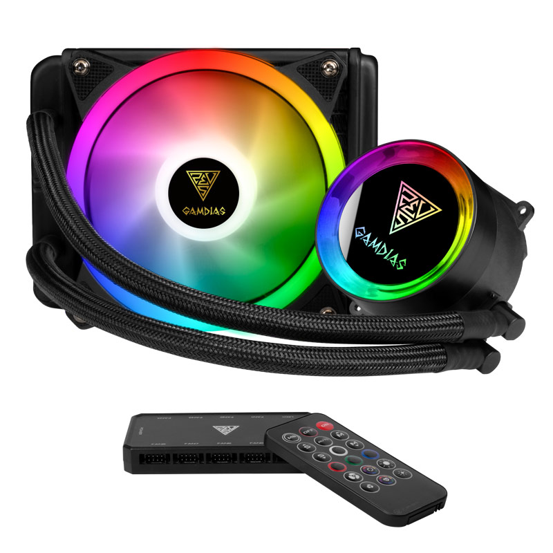 فن خنک کننده CPU گیم دیاس Gamdias Chione E2-120R ARGB