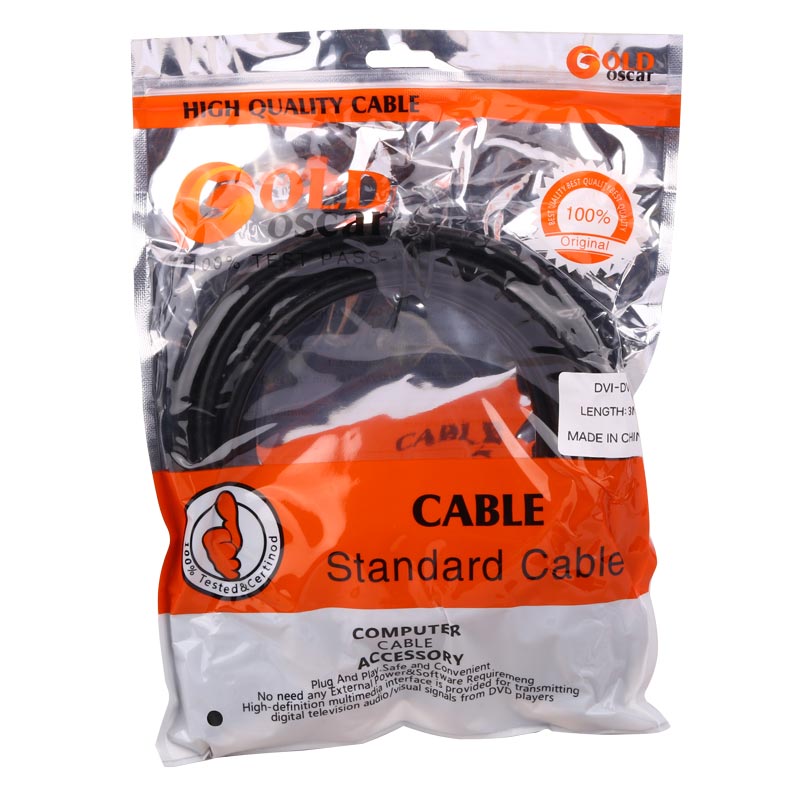 کابل Gold Oscar DVI-D (Dual Link) 3m