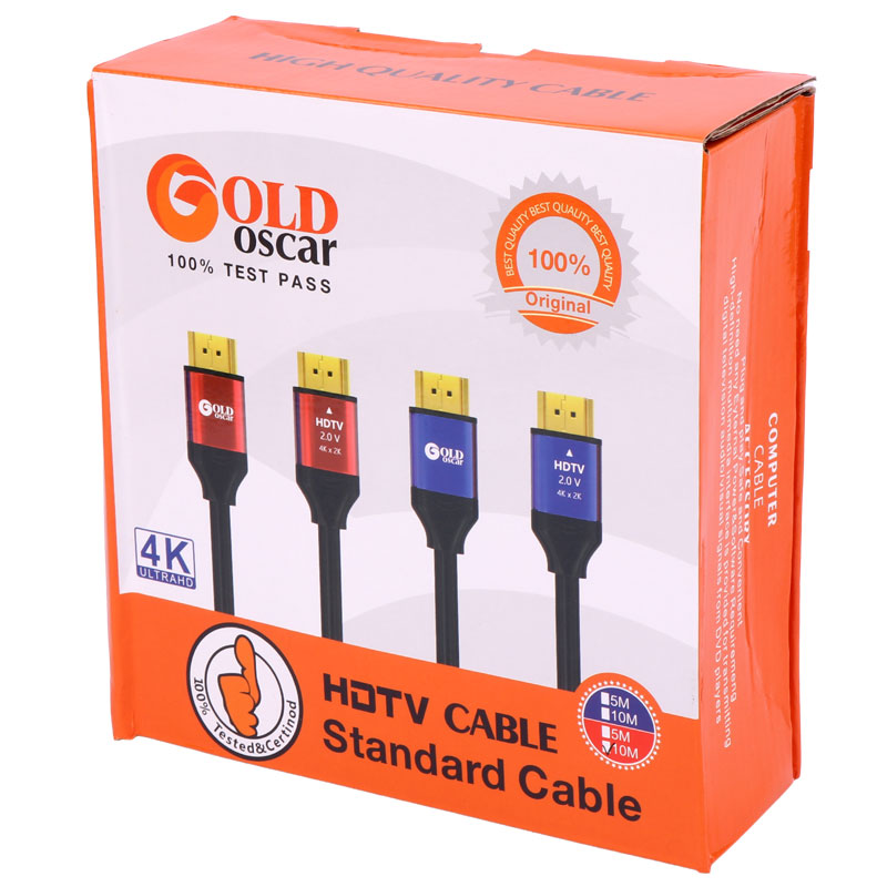 کابل Gold Oscar HDMI v2.0 4K 10m