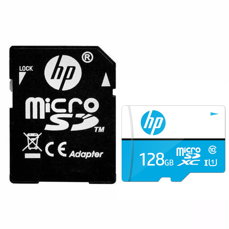 رم میکرو 128 گیگ اچ پی HP Mi330 U1 C10 100MB/s + خشاب