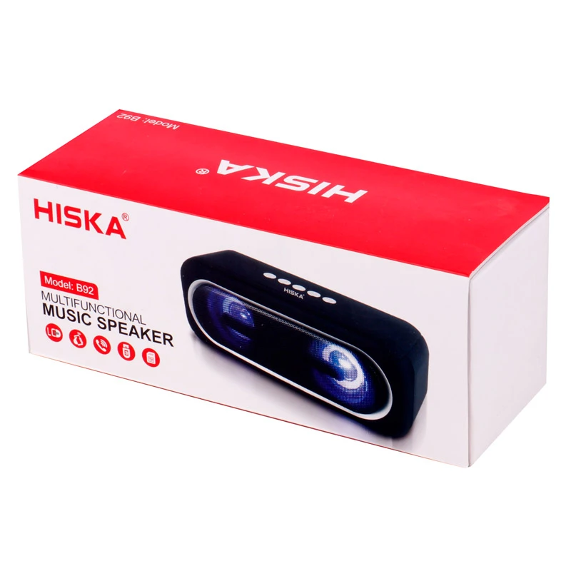 اسپیکر بلوتوثی رم و فلش خور Hiska B92
