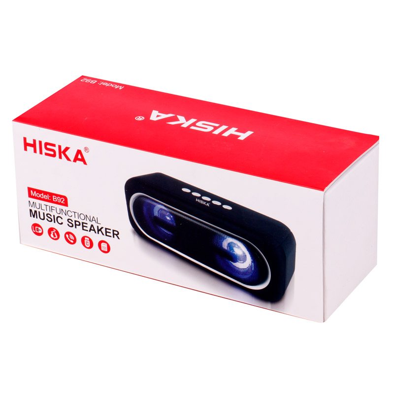 اسپیکر بلوتوثی رم و فلش خور Hiska B92