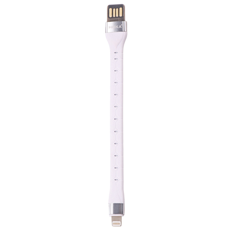 کابل کوتاه آیفونی فست شارژ Hiska LX-1015 3A 15CM