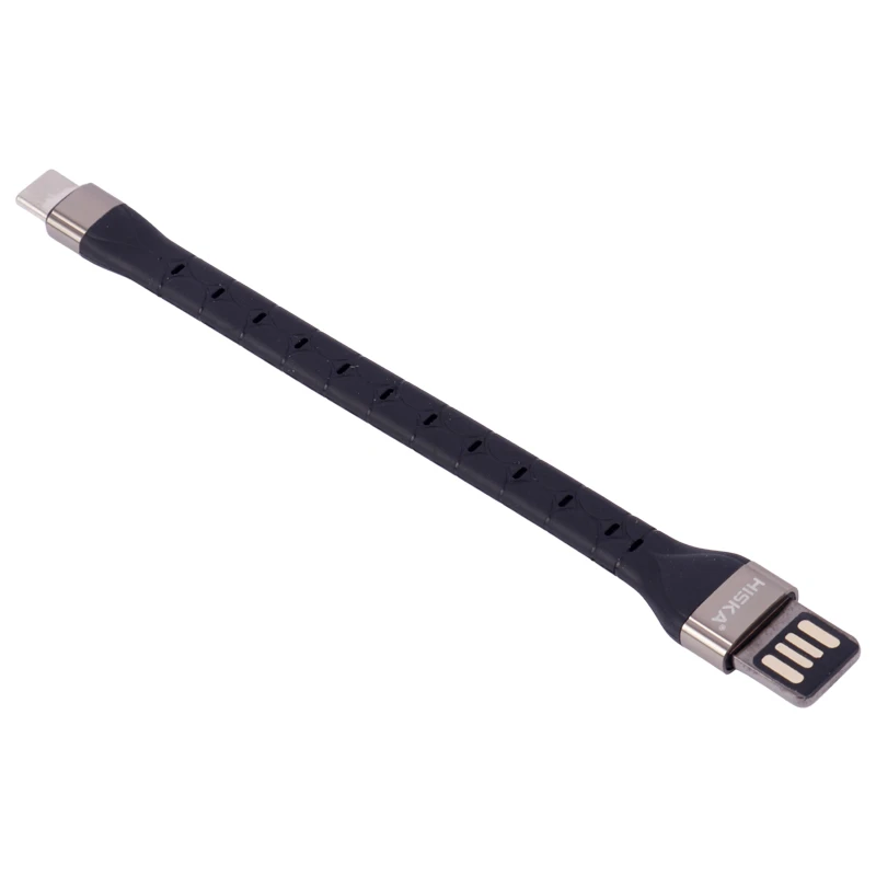 کابل کوتاه تایپ سی فست شارژ 3 آمپر هیسکا LX-1015 طول 15 سانتی متر