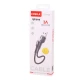 کابل کوتاه لایتنینگ فست شارژ 3 آمپر هیسکا LX-1020 طول 20 سانتی متر