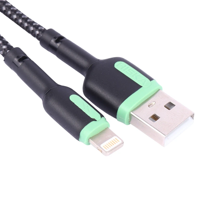 کابل لایتنینگ فست شارژ 3 آمپر هیسکا LX-2022 طول 2 متر